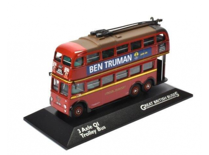 троллейбус 3 AXLE QI "Ben Truman" 1940 Red