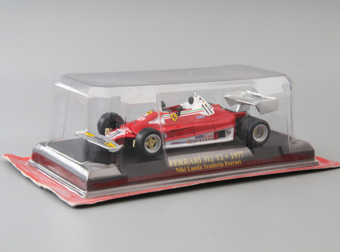 FERRARI 312 T2 Niki Lausa Scuderia Ferrari #11 (1977), red / white