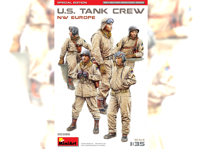 Сборная модель фигурки Soldier Usa Tank Crew Military 1944