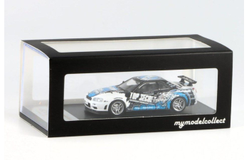 NISSAN Skyline GT-R R34 V-Spec Top Secaet, blue/white/black