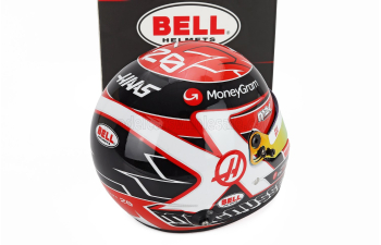 BELL HELMET Team Moneygram Haas N 20 F1 Vf-23 Kevin Magnussen (2023), Red Black