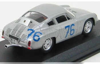 PORSCHE 1600gs Abarth N 76 Targa Florio 1963 A.pucci - P.e. Strahle, Silver