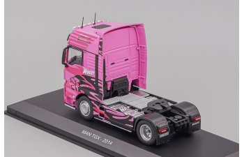 MAN Tgx Tractor Truck 2-assi (2014) - Woman, pink / black