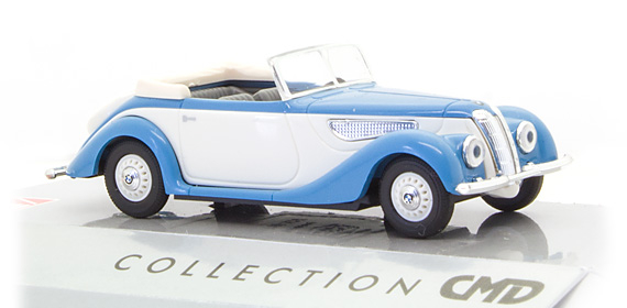 BMW 327 Convertible (1937), white / lightblue
