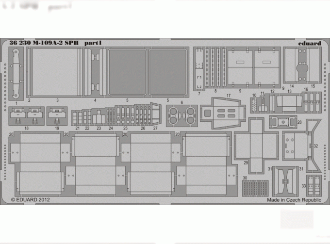 Фототравление для M-109A-2 SPH