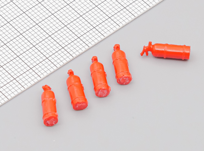 Огнетушитель ОУ-2 современный, комплект из 5 штук