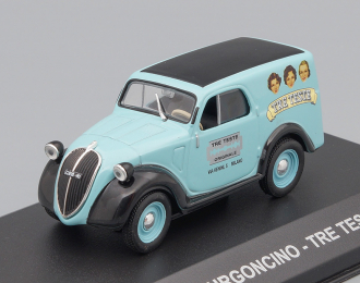 FIAT 500A FURGONCINO "TRE TESTE" (1948) Light blue / Black