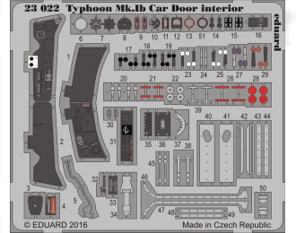 Фототравление для Typhoon Mk. Ib Car Door интерьер