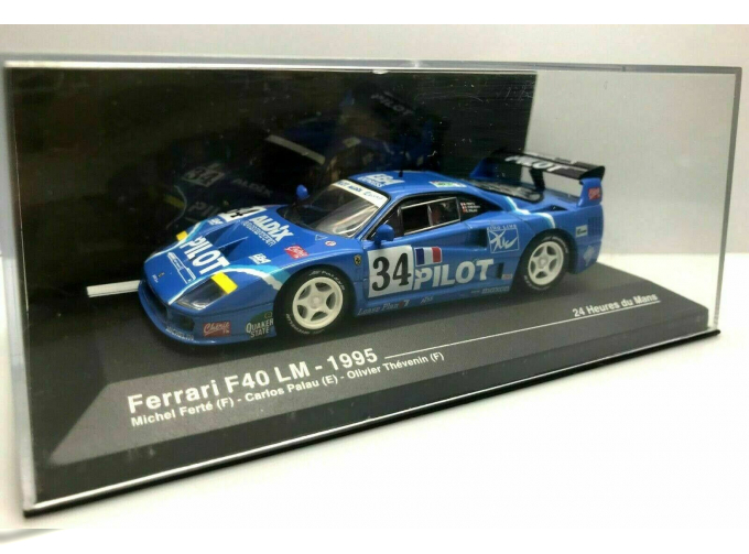 FERRARI F40 #34 1995, blue