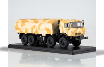 Камский грузовик 6350 Мустанг, камуфляж пустынный