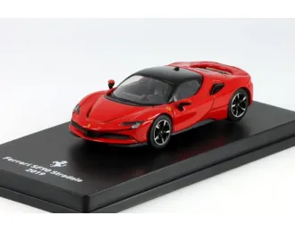 FERRARI Sf90 Stradale Hybrid 1000hp (2019) - With Showcase, Rosso Corsa - Red
