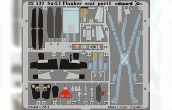 Полный набор фототравления для Su-27B FLANKER