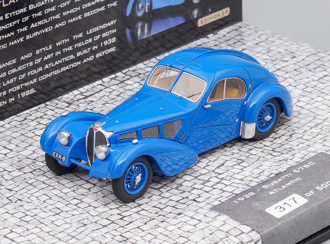 Bugatti Type 57C Atlantic 1938, blue