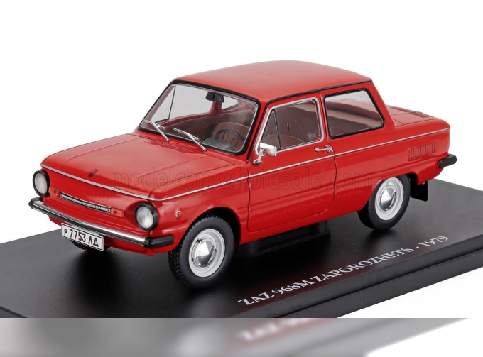 ЗАЗ 968М Запорожец (1979) - Con Vetrina - With Showcase, dark red