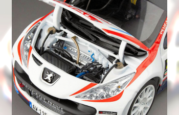 PEUGEOT 207 S2000 №2 P.Solberg Rally Automobile Monte Carlo (2011), white/red/black