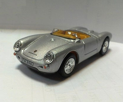 PORSCHE 550А Spyder, 251PD 1:43, серебристый