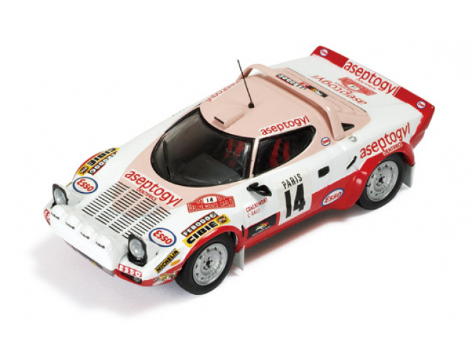 LANCIA STRATOS HF 14 C.Dacremont-C.Galli Rally Montecarlo (1977), RAC113 1:43, белый