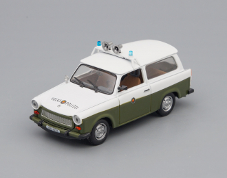TRABANT 601 Limousine Volkspolizei, Полицейские Машины Мира 23, зеленый