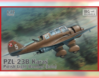 Сборная модель Польский легкий бомбардировщик PZL 23B Karaś (поздний)