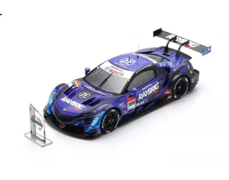 HONDA Nsx-gt Team Stanley Kunimitsu №100 Gt500 Class Super Gt (2020) Naoki Yamamoto - Tadasuke Makino, Blue Black