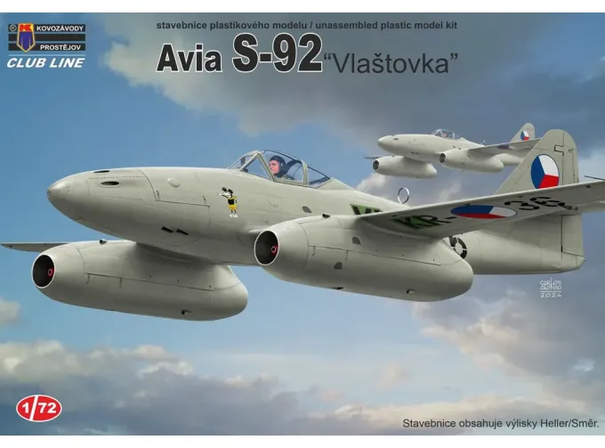 Сборная модель Avia S-92 "Vlaštovka"