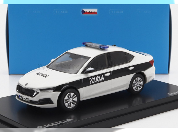 SKODA Octavia Iv Bosnia Police (2020), White Blue