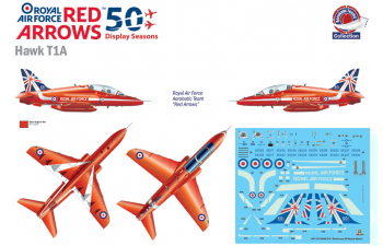 Сборная модель Самолет HAWK Mk.1A 50th Anniv. RED ARROW