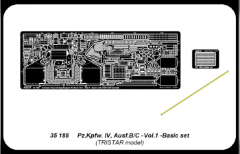 GERMAN MEDIUM TANK Vol.1 - basic set Pz.Kpfw. IV, Ausf.B/C