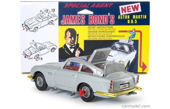 ASTON MARTIN DB5 1963 007 JAMES BOND, silver