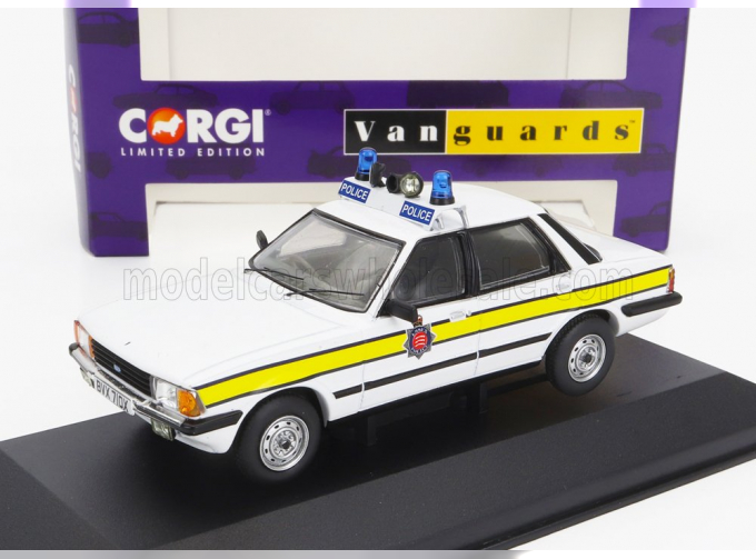 FORD Cortina Mkv 2000 Essex Police (1981), White Yellow