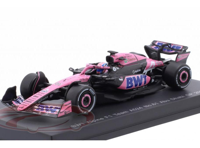 ALPINE A524 №61 Abu Dhabi GP Formula 1 Jack Doohan (2024)