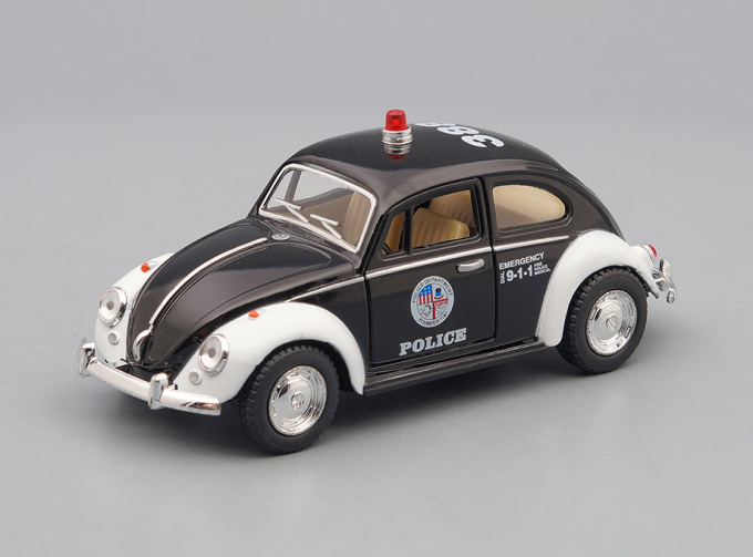 VOLKSWAGEN Classical Beetle Police (1967), black / white