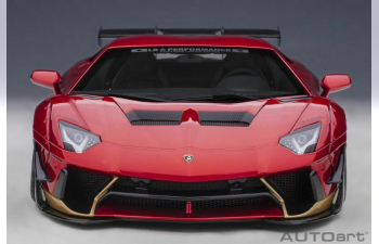 Lamborghini Aventador LB Performance (hyper red / gold accents)