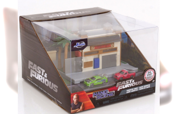 DIORAMA Fast & Furious Nano Scene Toretto Cafe