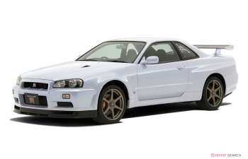 Сборная модель Nissan Skyline GT-R R34, white