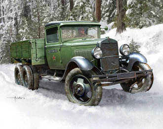 Сборная модель Грузовик Soviet GAZ-AAA Cargo Truck