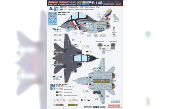 Сборная модель F-14D TOMCAT VF-2 Bounty Hunters 