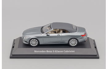MERCEDES-BENZ S-Class Cabriolet A217 (2016), grey selenit