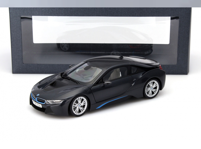 BMW i8 i12 (2014), grey metallic