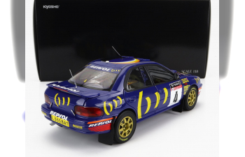 SUBARU Impreza 555 Repsol N4 Winner Rally Rac Lombard (1994) C.Mcrae - D.Ringer, Blue Yellow