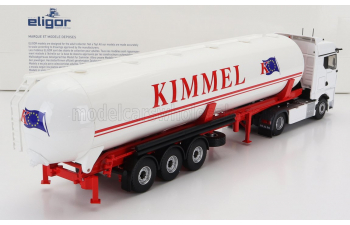 MAN Tgx 18.470 Tanker Truck Kimmel Transports (2020), White Red
