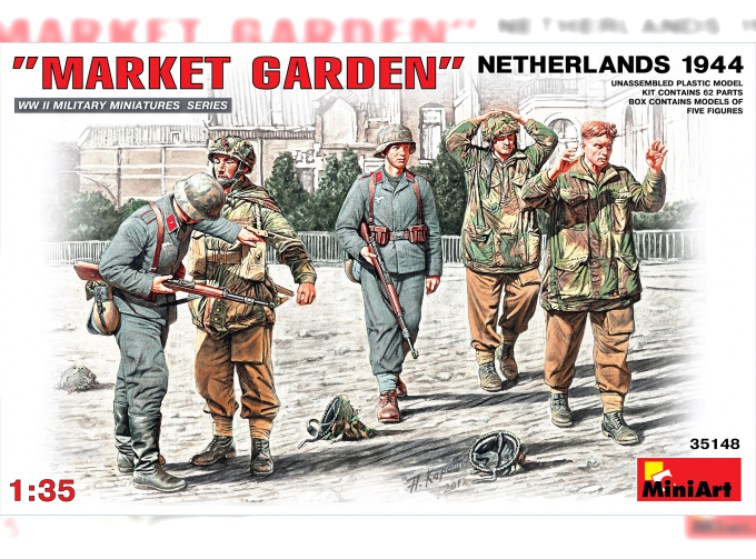 Сборная модель Фигуры “MARKET GARDEN” NETHERLANDS 1944