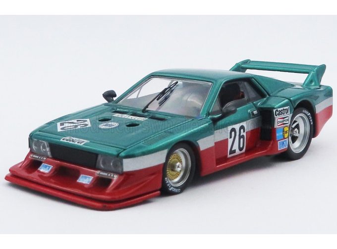 LANCIA Beta Montecarlo Turbo Team Lancia Corse №26 6h Mugello (1980) Carlo Facetti - Martino Finotto, Green Red