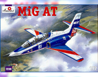 Сборная модель Российский учебно-тренировочный самолёт МиГ-АТ