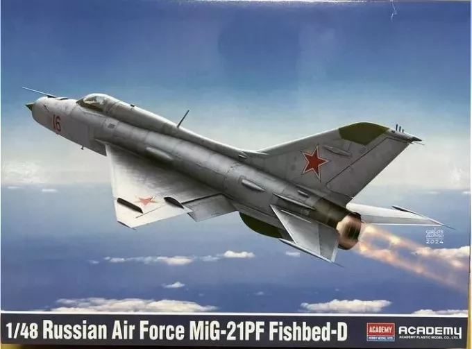 Сборная модель Russian Air Force M&G-21PF Fishbed-D