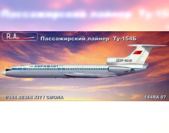 Сборная модель Пассажирский лайнер Ту -154Б