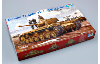 Сборная модель Танк Pz.Kpfw KV-1 756 ( r )