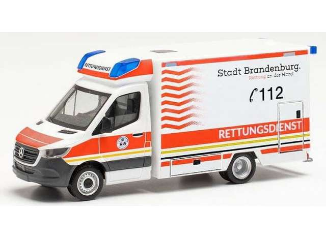 MERCEDES-BENZ Sprinter FD Rescue Service Brandenburg, white / orange
