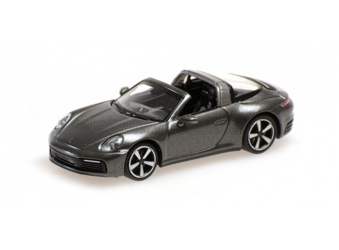 PORSCHE 911 992 Targa 4 Spider (2020), Dark Grey Green Met