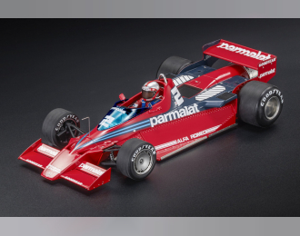 ALFA ROMEO F1 Brabham Bt46b Parmalat №2 Sweden Gp (with Pilot Figure) 1978 John Watson, Red Blue